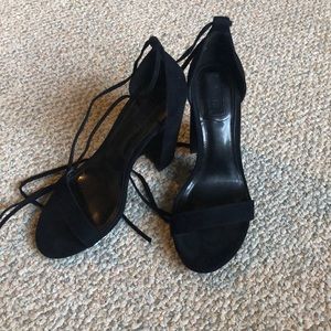 lace up forever 21 heels